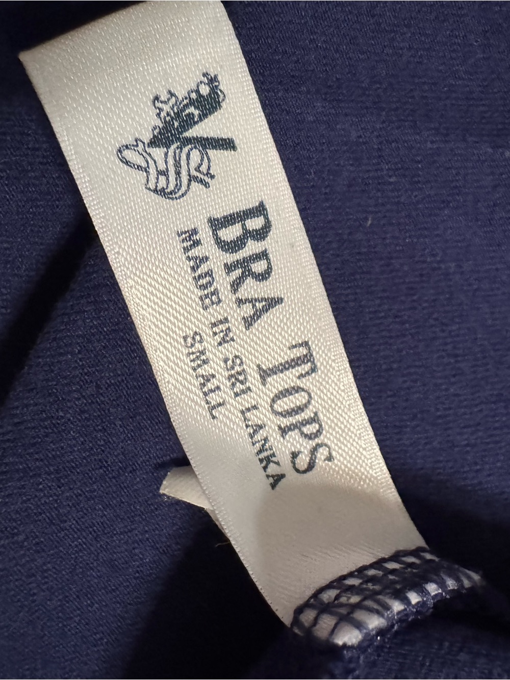 Victoria's Secret Navy Blue Wrap-Style Mini Dress With Built-In Bra - Picture 6 of 7